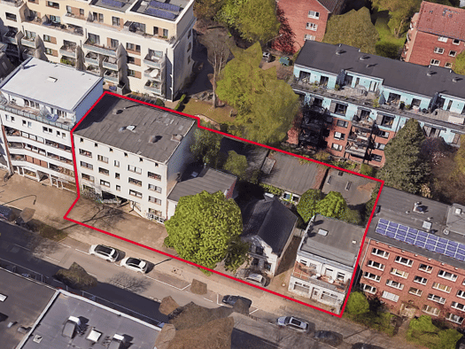 Mehrfamilienhaus zum Kauf 5.730.000 € 1 Zimmer 1.088 m² 1.176 m² Grundstück frei ab sofort Eimsbüttel Eimsbüttel 20257