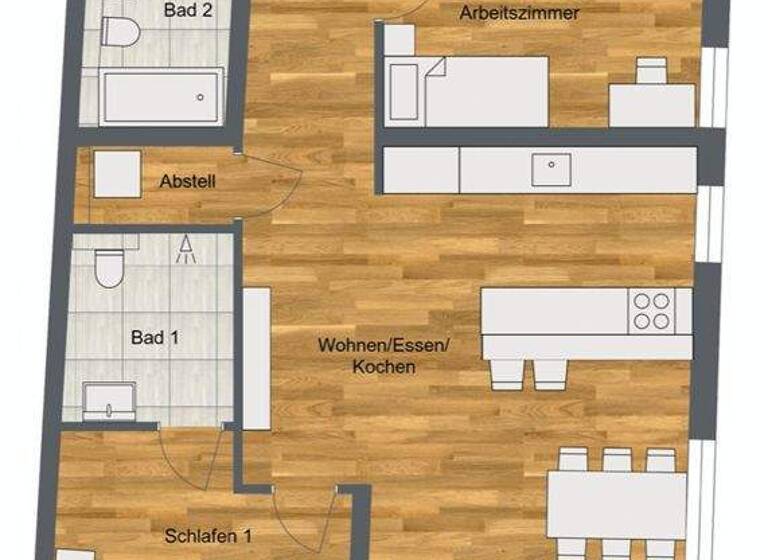 Wohnung zum Kauf 436.000 € 4 Zimmer 114,8 m² 1. Geschoss Mölln 23879