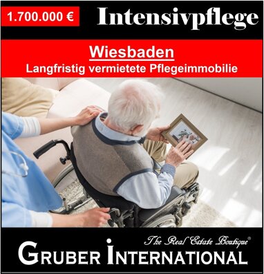 Pflegeheim zum Kauf als Kapitalanlage geeignet 1.700.000 € 337 m² 706 m² Grundstück Erbenheim Wiesbaden 65205