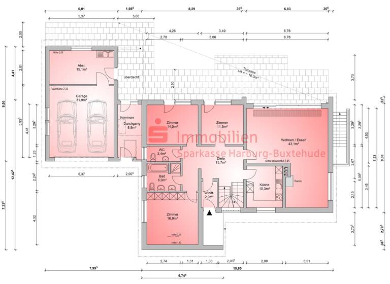 Einfamilienhaus zum Kauf 498.000 € 6 Zimmer 185,2 m²<br/>Wohnfläche 1.916 m²<br/>Grundstück Itzenbüttel Jesteburg 21266