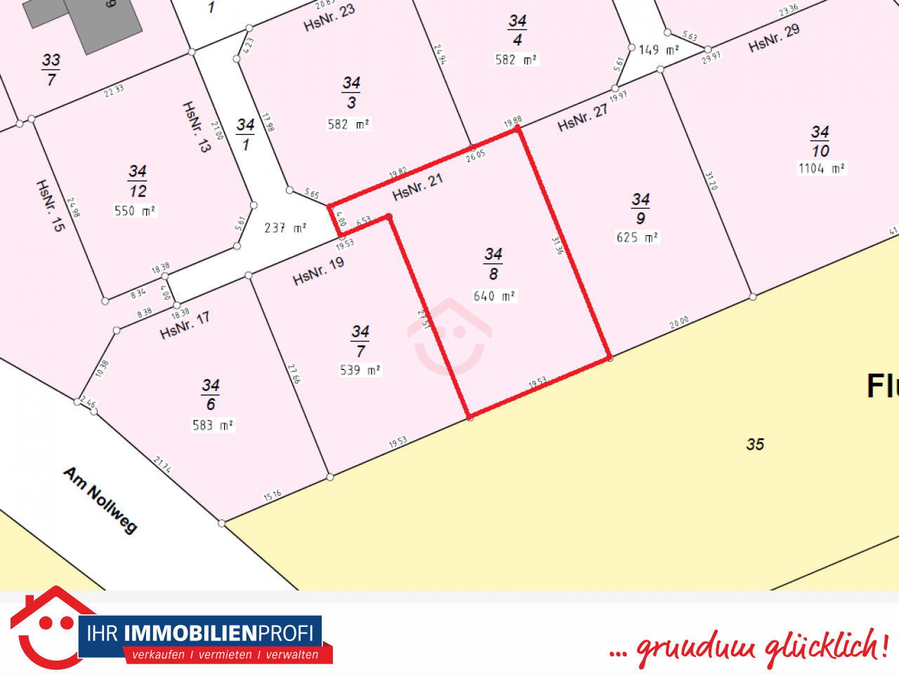 Grundstück zum Kauf 145.000 € 640 m²<br/>Grundstück Am Nollweg 21 Hoch-Weisel Butzbach 35510