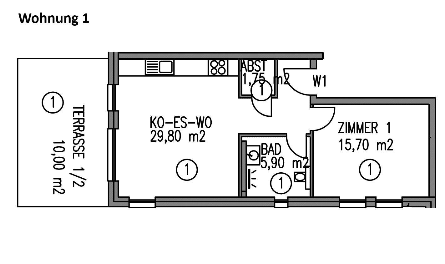 Wohnung zum Kauf provisionsfrei 329.650 € 2 Zimmer 63,1 m²<br/>Wohnfläche ab sofort<br/>Verfügbarkeit Schweich Schweich 54338