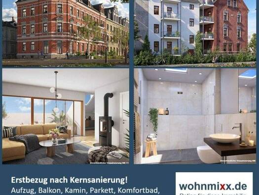 Wohnung zur Miete 500 € 2,5 Zimmer 58,8 m² EG frei ab 01.02.2026 Frankenberger Straße 35 Hilbersdorf Chemnitz 09131