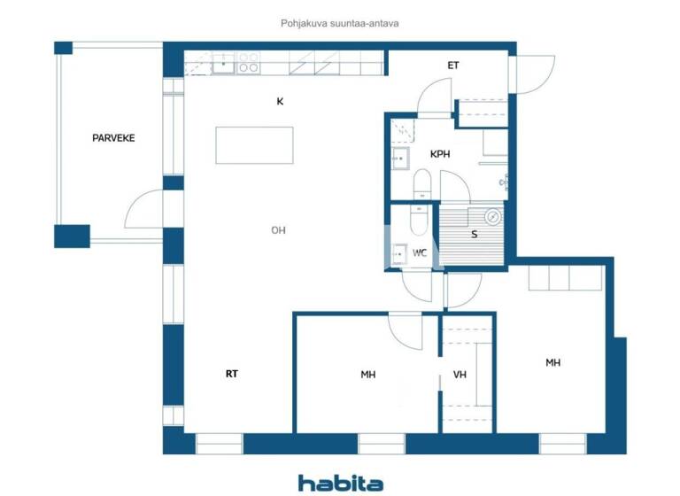 Wohnung zum Kauf 279.000 € 3 Zimmer 85,5 m² 3. Geschoss Takamaanrinne 4 Tampere 33870