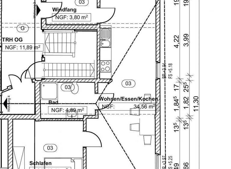 Wohnung zum Kauf provisionsfrei 274.000 € 2 Zimmer 58,2 m² 1. Geschoss Münchaurach Aurachtal / Münchaurach 91086