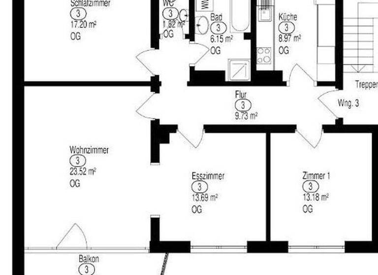 Wohnung zum Kauf provisionsfrei 345.000 € 4 Zimmer 98,8 m² 1. Geschoss Spiegelgartenstr. 42 Herzogenaurach 91074
