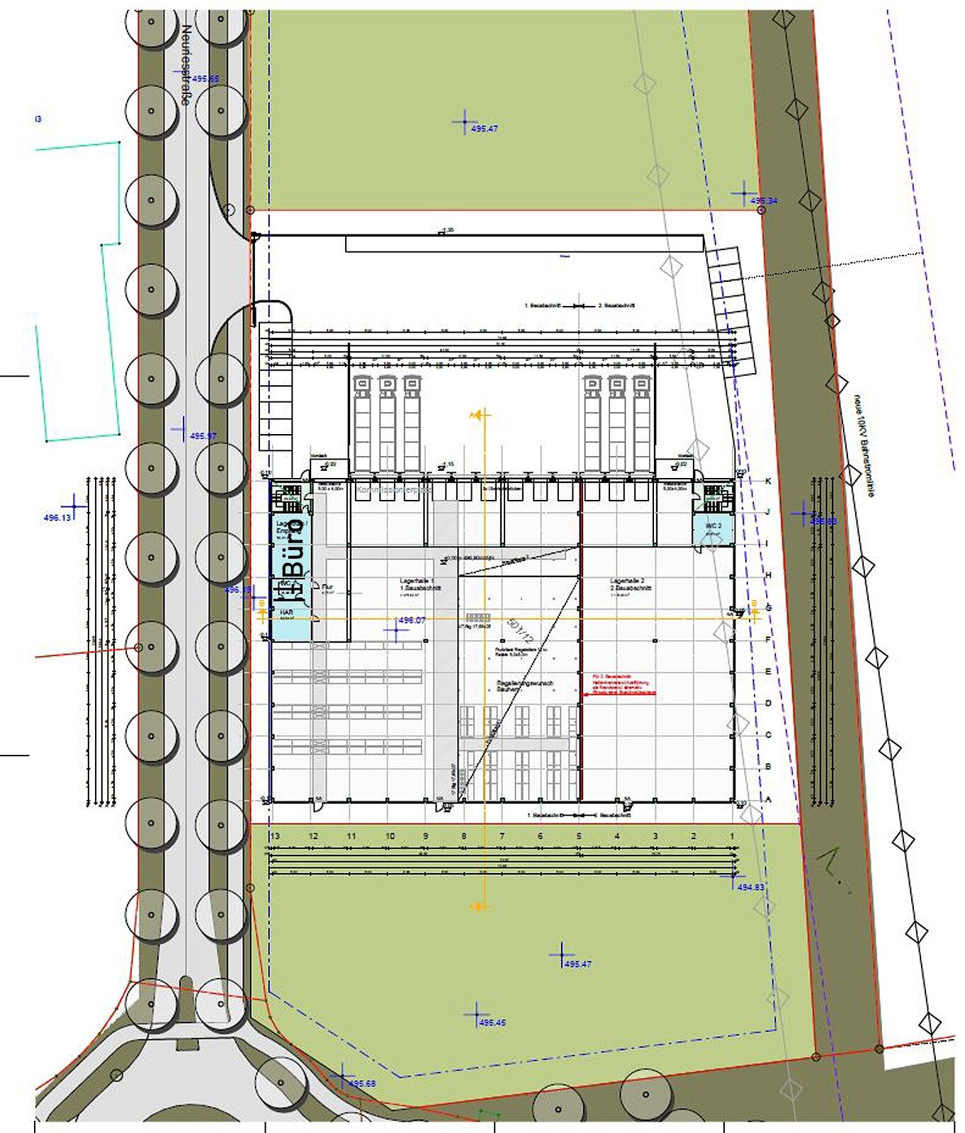 Lagerhalle zur Miete 7,50 € 2.400 m²<br/>Lagerfläche Dachau Dachau 85221