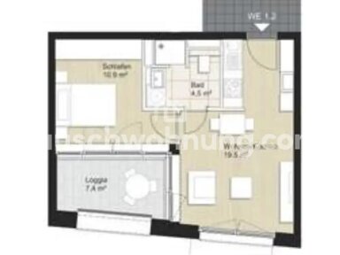 Wohnung zur Miete Tauschwohnung 950 € 2 Zimmer 39 m² 2. Geschoss Bahrenfeld Hamburg 22761