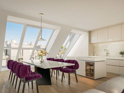 Wohnung zum Kauf - Erstbezug 944.900 € 3 Zimmer 90,7 m² 6. Geschoss Siebenbrunnengasse 9 Margareten 1050