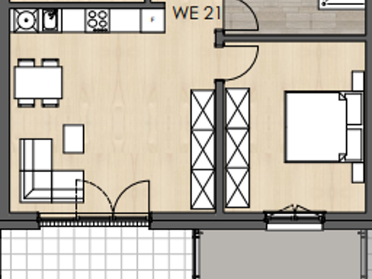 Wohnung zur Miete - Erstbezug 333 € 2 Zimmer 58,4 m² Gau-Odernheim 55239