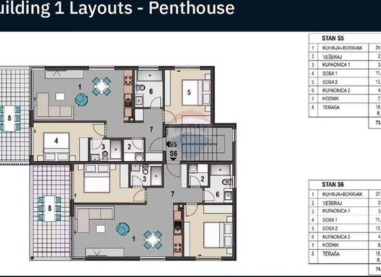 Wohnung zum Kauf 277.000 € 3 Zimmer 73 m² 2. Geschoss Kolan