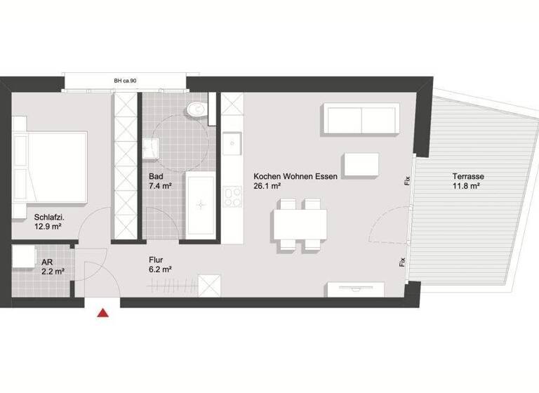 Wohnung zum Kauf 349.000 € 2 Zimmer 54,8 m² Lochau 6911