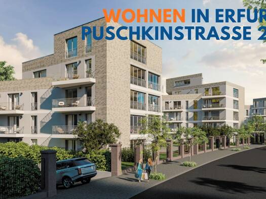 Wohnung zum Kauf - Neubau provisionsfrei 829.575 € 4 Zimmer 122,9 m² 2. Geschoss Brühlervorstadt Erfurt 99084