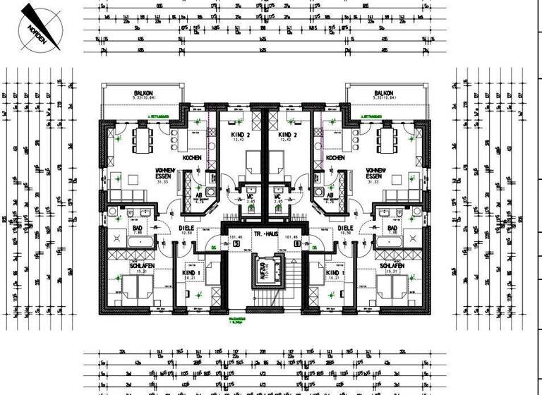 Wohnung zum Kauf - Erstbezug provisionsfrei 413.595 € 4 Zimmer 101 m² 1. Geschoss Sennestadt Bielefeld 33689