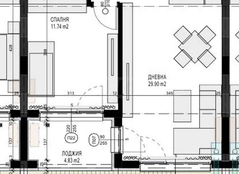 Studio zum Kauf 161.250 € 2 Zimmer 73,4 m² Sofia