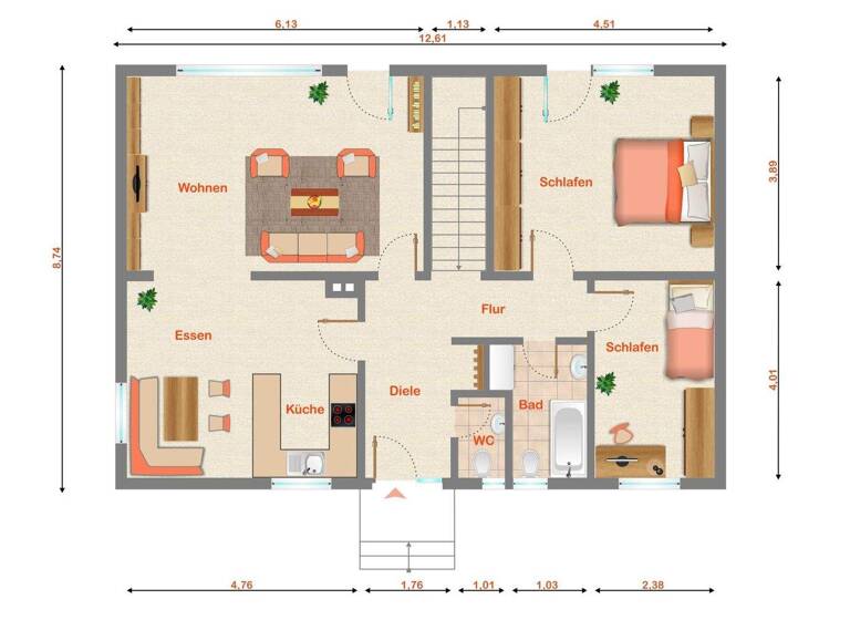 Einfamilienhaus zum Kauf 219.000 € 6 Zimmer 167 m² 638 m² Grundstück Neustadt Neustadt (Wied) 53577