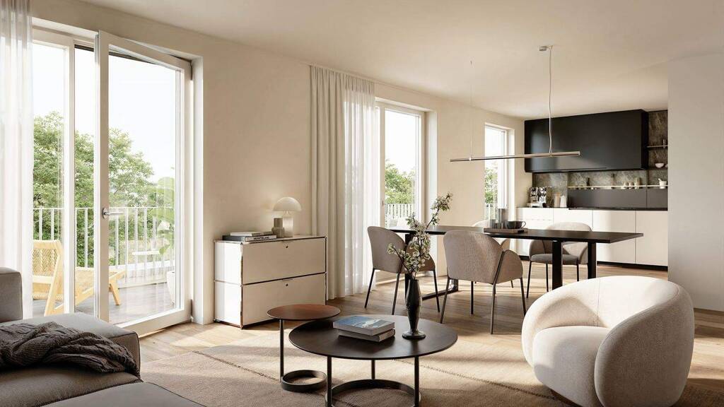 Wohnung zum Kauf - Neubau provisionsfrei 479.600 € 3 Zimmer 72 m² 1. Geschoss Schulstraße 29-31 Hattersheim 65795