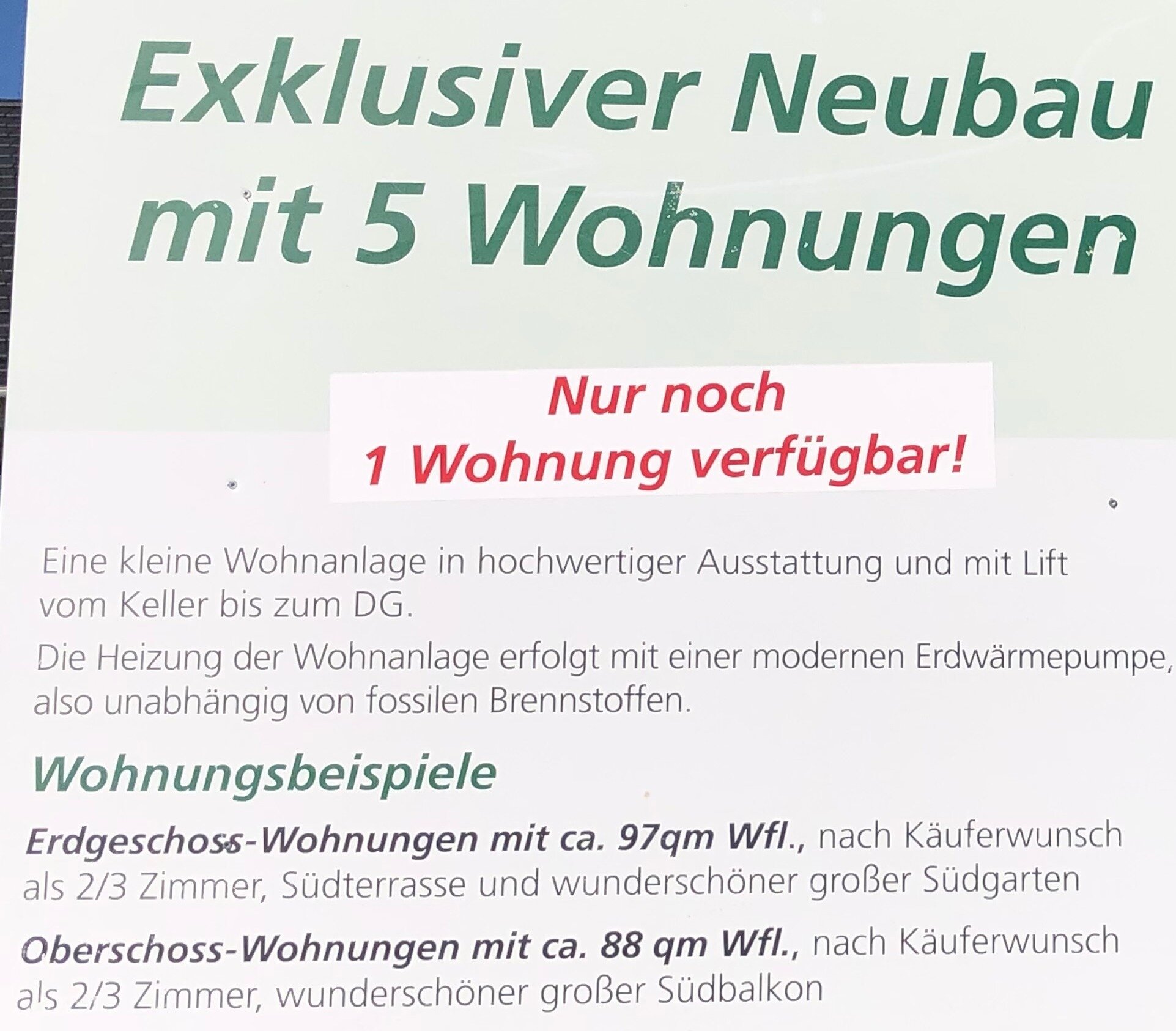 Terrassenwohnung zum Kauf 3 Zimmer 100 m²<br/>Wohnfläche EG<br/>Geschoss ab sofort<br/>Verfügbarkeit Sibichhausen Berg 82335