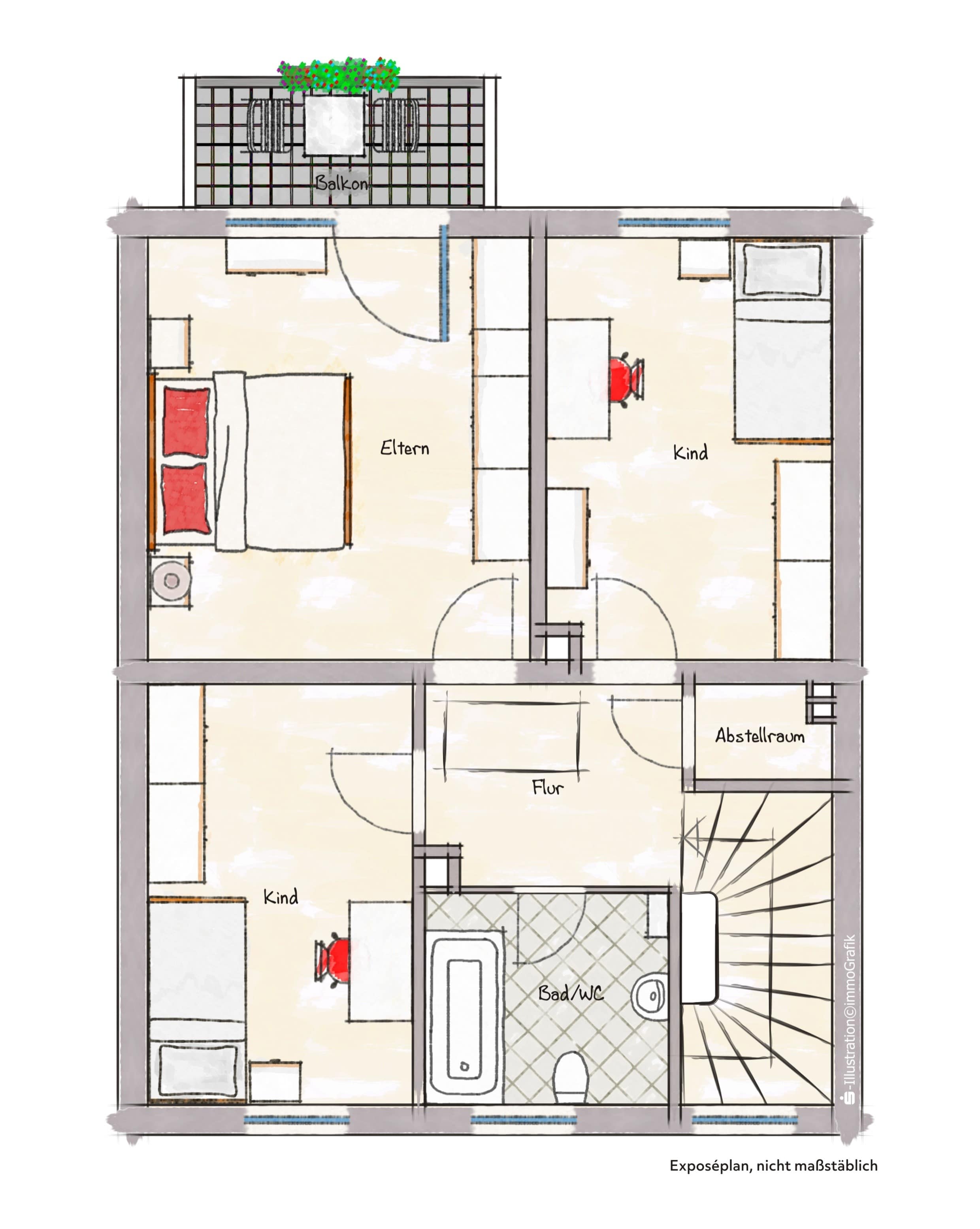 Doppelhaushälfte zum Kauf 249.000 € 4 Zimmer 97 m²<br/>Wohnfläche 450 m²<br/>Grundstück Gochsheim Gochsheim 97469