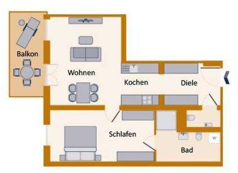 Wohnung zur Miete - Erstbezug 1.250 € 2 Zimmer 70,3 m² frei ab 01.04.2026 Maria-Merian-Bogen 1 Wolfgang Hanau 63457