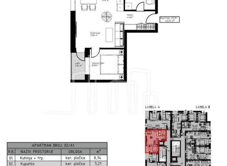 Wohnung zum Kauf 2 Zimmer 1. Geschoss Pale 71423