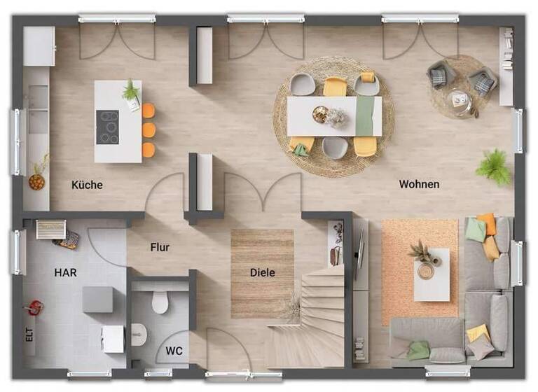 Haus zum Kauf provisionsfrei 440.250 € 5 Zimmer 158 m² 658 m² Grundstück Prüm Eifelkreis Bitburg-Prüm 54595