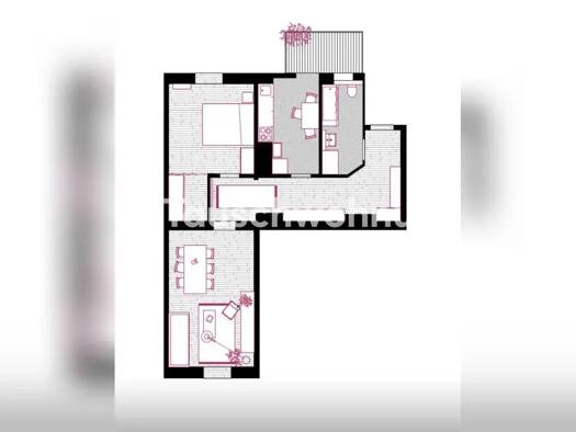 Wohnung zur Miete Tauschwohnung 1.050 € 2 Zimmer 54 m² 1. Geschoss Ludwigsvorstadt-Isarvorstadt München 80469