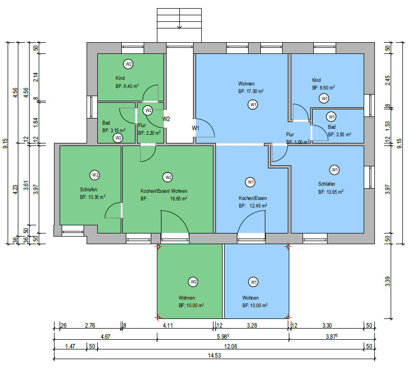 Wohnung zum Kauf 165.000 € 3 Zimmer 61,6 m²<br/>Wohnfläche Bad Säckingen Bad Säckingen 79713