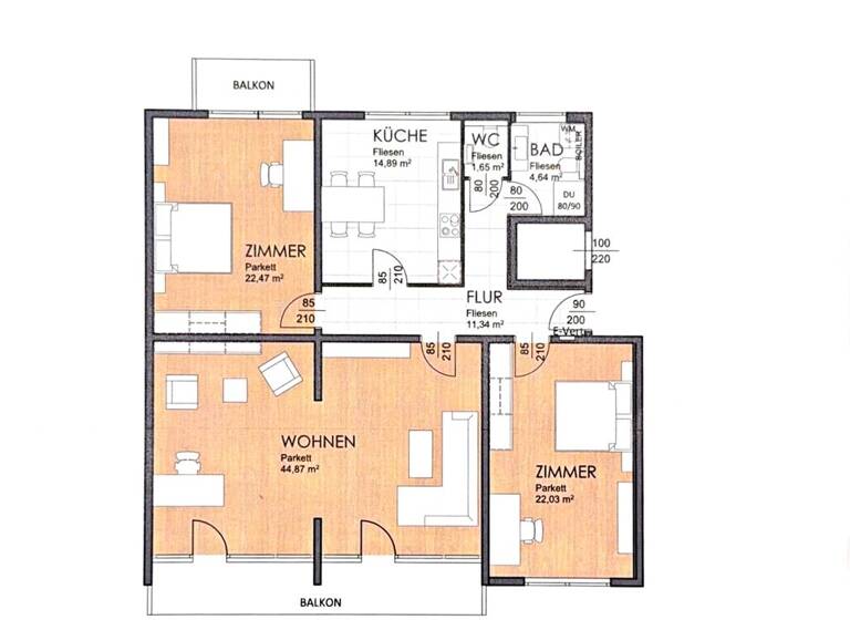 WG-Zimmer zur Miete 1.511 € 3,5 Zimmer 121,9 m² Innere Stadt Klagenfurt 9020