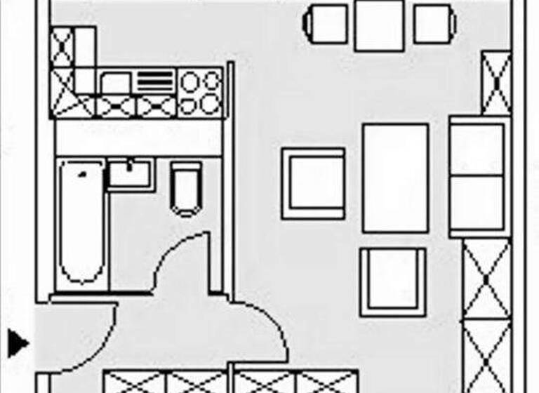 Studio zur Miete 234 € 1 Zimmer 26 m² 2. Geschoss Rathener Straße 77 Großzschachwitz Dresden 01259