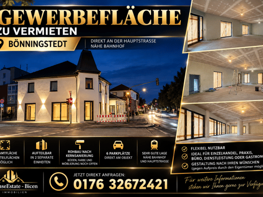 Restaurant zur Miete 5.000 € 250 m² Gastrofläche Bönningstedt 25474