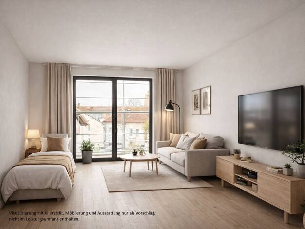 Wohnung zum Kauf - Neubau provisionsfrei 210.000 € 1 Zimmer 33,8 m² 2. Geschoss Traunstein Traunstein 83278
