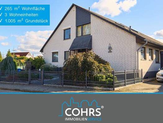 Mehrfamilienhaus zum Kauf 625.000 € 8 Zimmer 265 m² 1.005 m² Grundstück Rothemühle Schwülper / Klein Schwülper 38179