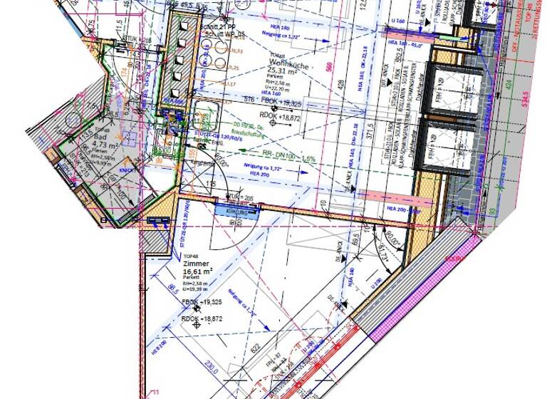 Wohnung zur Miete 750 € 2 Zimmer 57,7 m² Wien 1100