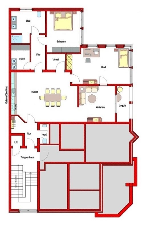 Studio zur Miete 1.000 € 3 Zimmer 130 m²<br/>Wohnfläche Aschendorf Aschendorf 26871