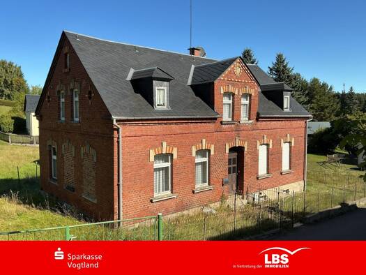 Mehrfamilienhaus zum Kauf 75.000 € 8 Zimmer 120 m² 1.080 m² Grundstück Hohendorf Bad Brambach 08648