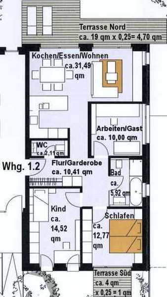 Wohnung zum Kauf provisionsfrei 130.000 € 4 Zimmer 93 m²<br/>Wohnfläche ab sofort<br/>Verfügbarkeit Torstr. Alt-Söflingen Ulm 89077