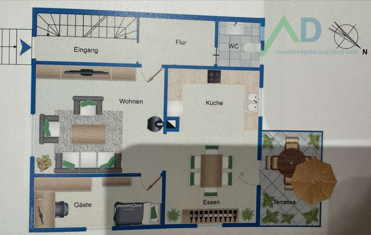 Doppelhaushälfte zum Kauf 295.000 € 6 Zimmer 128 m²<br/>Wohnfläche 522 m²<br/>Grundstück Kürnbach Bad Schussenried / Kürnbach 88427