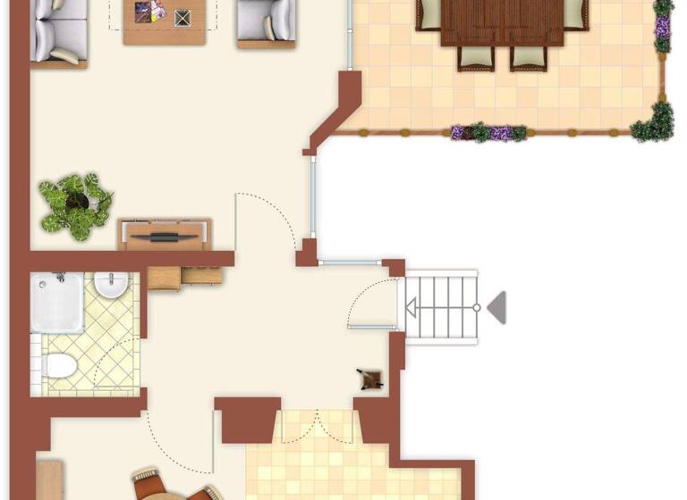 Wohnung zur Miete Wohnen auf Zeit 1.670 € 1,5 Zimmer 58 m² frei ab sofort Belfortstraße 17 Altstadt Freiburg 79098