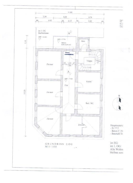 Wohnung zur Miete 1.025 € 5 Zimmer 130 m²<br/>Wohnfläche 2.<br/>Geschoss Harkortstraße 61 Hombruch Dortmund 44225