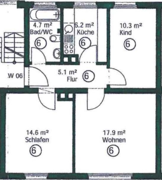 Wohnung zum Kauf 295.000 € 3 Zimmer 59 m²<br/>Wohnfläche 3.<br/>Geschoss Aussiger Str. 1 Dachau Dachau 85221