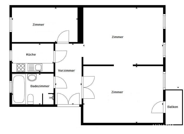 Wohnung zum Kauf 598.000 € 3 Zimmer 69,5 m² 2. Geschoss Wien 1190