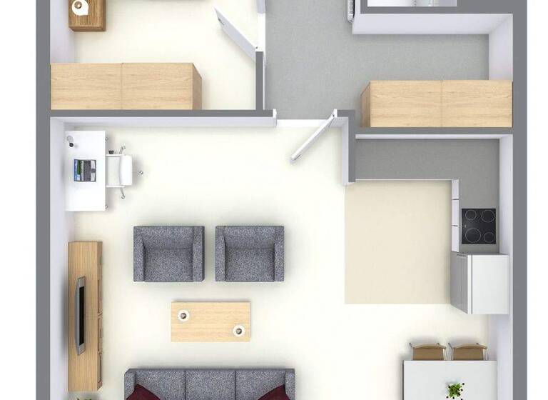 Wohnung zur Miete 465 € 2 Zimmer 64,9 m² 2. Geschoss Jonas-Cohn-Str. 46 Weinhübel Görlitz 02827