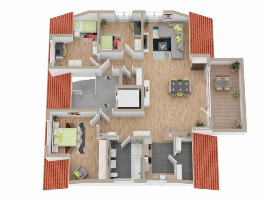 Penthouse zum Kauf 650.000 € 4,5 Zimmer 117,7 m² EG Belsen Mössingen 72116