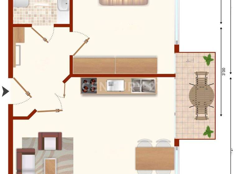 Wohnung zum Kauf 298.000 € 2 Zimmer 55 m² 2. Geschoss frei ab sofort Börgerende Ostseebad Börgerende 18211