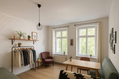 Wohnung zur Miete 400 € 1 Zimmer 38,6 m² EG Feldstadt Schwerin 19053