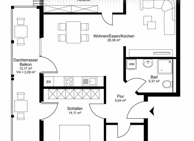 Wohnung zum Kauf 279.000 € 2 Zimmer 67,3 m² Kappeln 24376