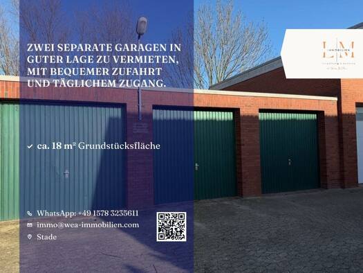 Garage zur Miete provisionsfrei 100 € Bützfleth Stade 21683