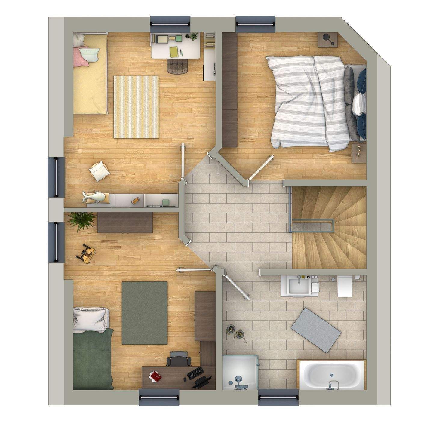 Immobilie in Teuchern - Schlüsselfertiges Massivhaus in Teuchern inklusive Grundstück - Bild 3