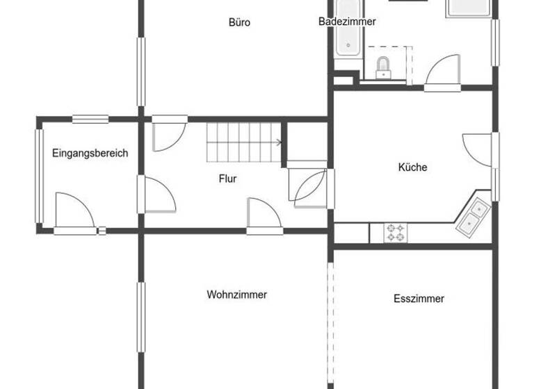 Doppelhaushälfte zum Kauf 299.000 € 6 Zimmer 120 m² 405 m² Grundstück Baden Achim 28832